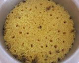 A picture of step 4 of Tumeric rice.