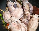 Foto langkah ke 4 dari resep Balakutak/Sotong Hitam Pedas.