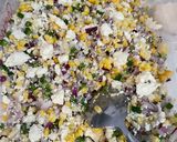A picture of step 3 of Mexican Street Corn Salad.