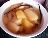 Une image de l'étape 4 de Poires 🍐 pochées au sirop vanille de Madagascar.