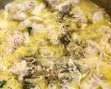 A picture of step 5 of Baccalà alla Vicentina with Fried Polenta.