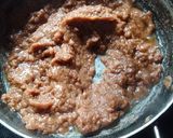 A picture of step 2 of Singhara halwa - Janmashtami special.