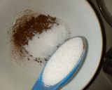 A picture of step 2 of Dalgona coffee.