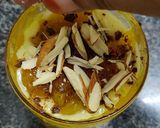A picture of step 13 of Layered mango lassi.
