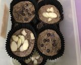 Foto langkah ke 7 dari resep Brownies cup kering panggang teflon.