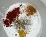 A picture of step 3 of Honey and ketchup glanced chicken drumsticks.