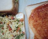 A picture of step 3 of Cheese Bread Sandwich.