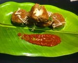 A picture of step 3 of Cheese Stuff chole tikki.