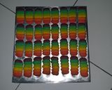 Foto langkah ke 8 dari resep Lidah Kucing Rainbow Garing, Kriuk, Kress Kress.