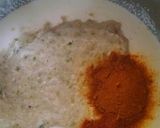 A picture of step 1 of Kadhi pakora (mother in law recipie).