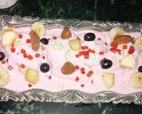 A picture of step 4 of Rasmalai Tiramisu eggless.