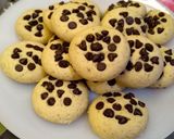 صورة لخطوة 3 من وصفة كوكيز بالشوكلت شيبس بأسهل طريقة وأحلى طعم 😋♥️