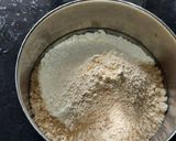 A picture of step 2 of Besan onion tomato chilla.