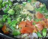 A picture of step 1 of Chicken Keema Masala Curry.