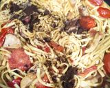 Foto del paso 6 de la receta: Noodles En Salsa de Lima, Leche de Coco y Café con verduritas a la Mantequilla