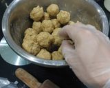 Foto langkah ke 6 dari resep Anabolic Oat Crusted Pandan Mooncake |High Protein, Low Calorie, Sugar & Gluten Free.