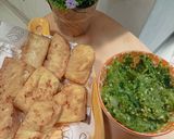 Foto langkah ke 4 dari resep Tahu Geprek Cabe Ijo.