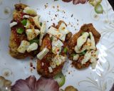 A picture of step 6 of Crispy chicken pizza.