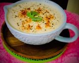 A picture of step 7 of Creamy Herbed Potato Garlic Soup or Cream of Potato Soup.