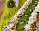 Une image de l'étape 15 de Tarte Kiwi meringuée.