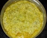 A picture of step 1 of Prawn steamed in coconut and mustard sauce.