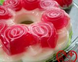 عکس مرحله 2 از دستور ژله قالبی سه رنگ