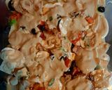 A picture of step 5 of Cheese Poulet with Mushrooms.