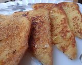 A picture of step 4 of Coffee french toast 😍.