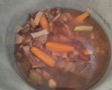 Foto del paso 3 de la receta: Frijoles🍚caseros🍱con papa y salchichón🍛🥓🍲