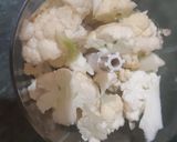 A picture of step 1 of Cauliflower paneer kofta curry.