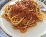 A picture of step 16 of Spaghetti & Meat Sauce.