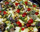 Foto del paso 6 de la receta: Pizza de Harina de garbanzos al sartén