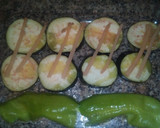 Foto del paso 2 de la receta: Salmonetes al horno con berenjenas y espárragos al vino