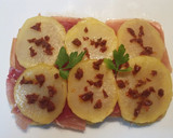 Foto del paso 8 de la receta: Milhoja de patata con jamón y foie