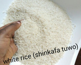 A picture of step 1 of Sinasir(pancake).