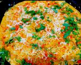 A picture of step 4 of Leftover Rice Cheela.