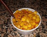 Foto del paso 4 de la receta: Tarta de melocotón (Peach Pie).🍑