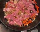 A picture of step 1 of Beef splash.
