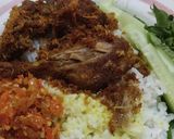 Foto langkah ke 8 dari resep Nasi Bebek Khas Surabaya.