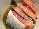 Salmón en salsa de cítricos