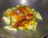 A picture of step 2 of Spiny Gourd Fry.