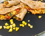 A picture of step 7 of Left over Roti tacos.