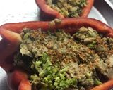 Foto del paso 7 de la receta: Morrones rellenos con atún y brócoli