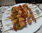 A picture of step 1 of Delicious chicken shashlik.