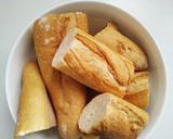 Foto del paso 1 de la receta: Pastel de pan con frutos secos