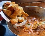 A picture of step 3 of Satvik Kadai Paneer.