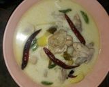 A picture of step 6 of Tom Kha Gai (Easy Coconut Milk Chicken Soup).