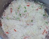 A picture of step 3 of Egg fried rice 🍚🍚.