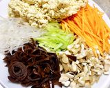 Hình bước làm 1 của món Đậu Hủ Hấp Chay