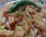 A picture of step 9 of Chicken tikka pasta 🍝.
